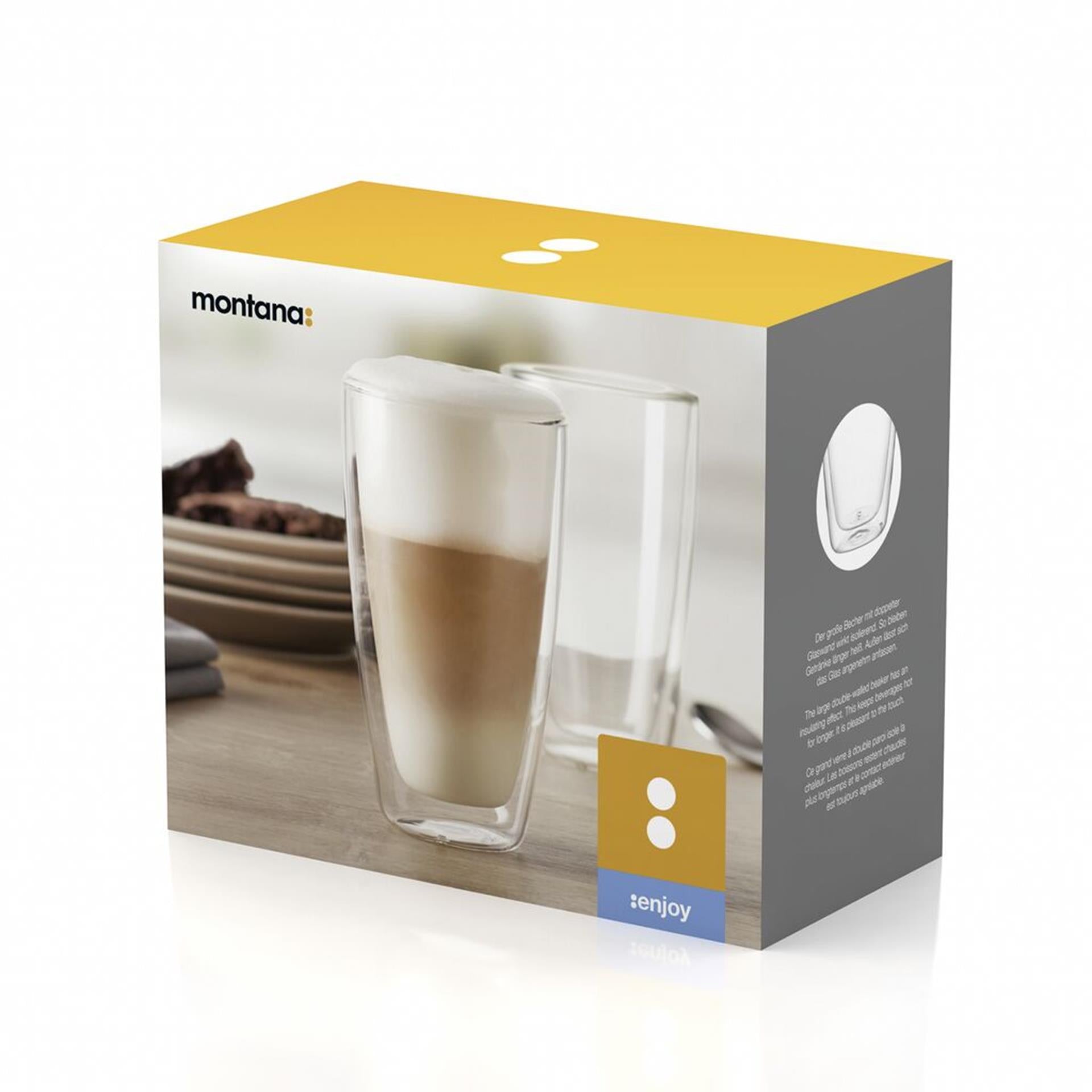Montana mug Enjoy double paroi 2pcs 330ml