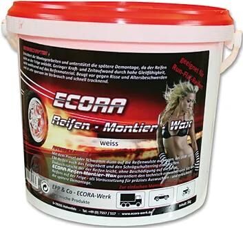 Ecora Tire Montage Cire blanche 5 kg