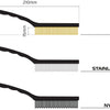 Ensemble de brosses Oxford, brosse métallique, ensemble de brosses métalliques ox340