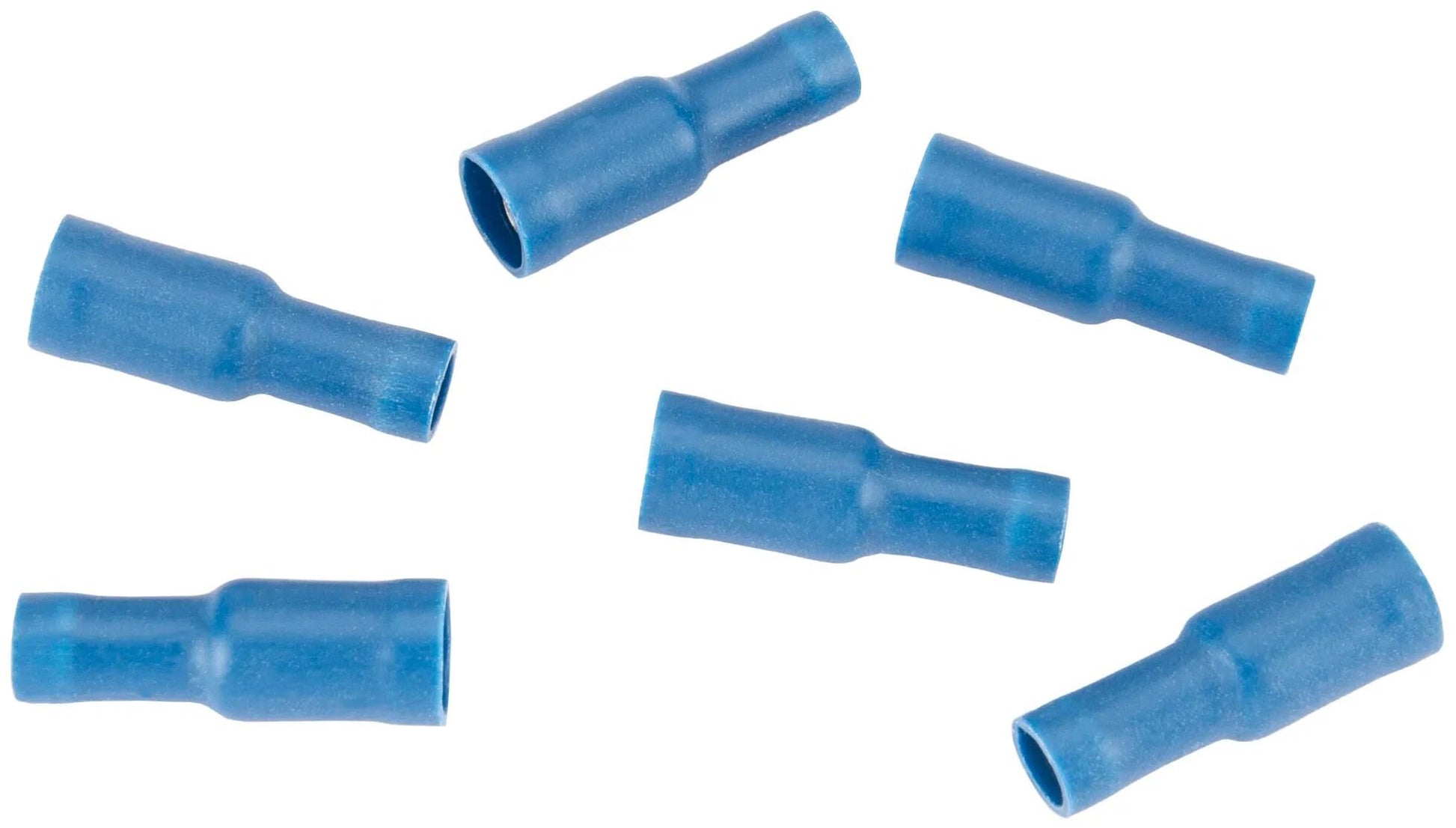 Spahn douille ronde douille ronde isolée bleu 100pcs.