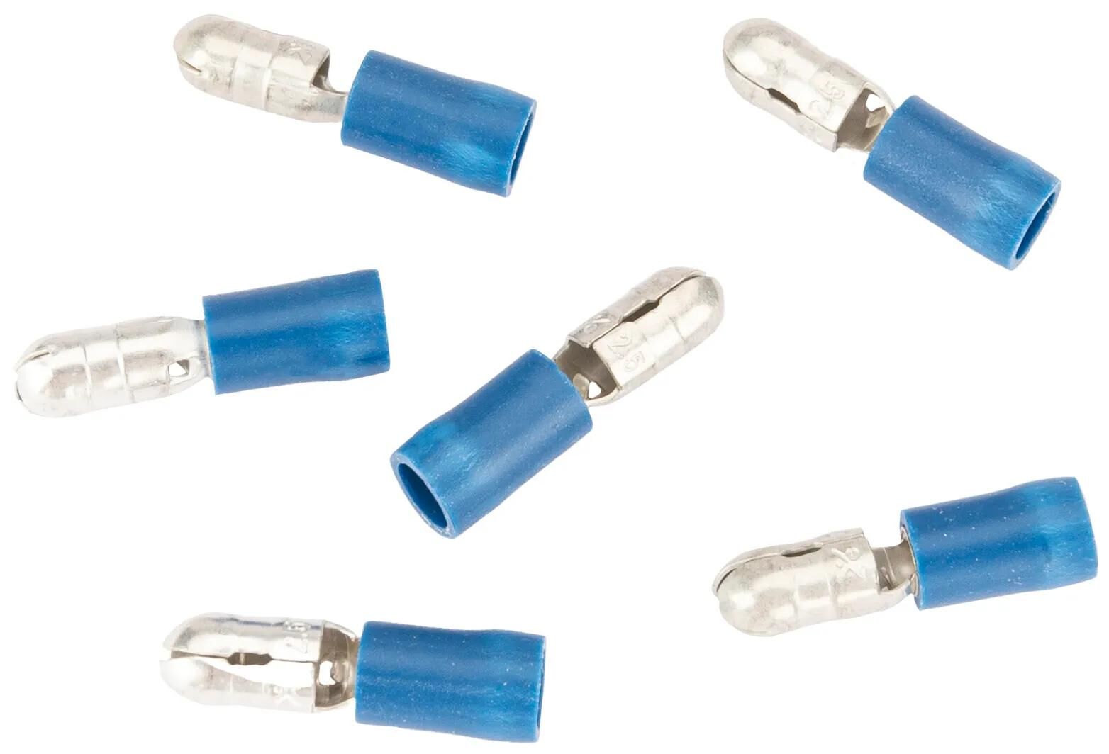 Spahn fiche ronde fiche ronde isolée bleu 100pcs.