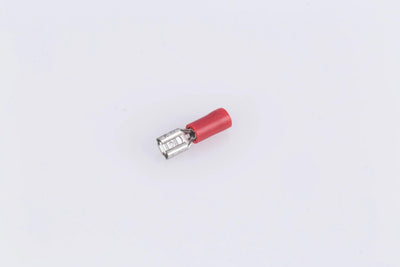 Fiche banane Spahn manchon enfichable plat isolé rouge 100pcs.