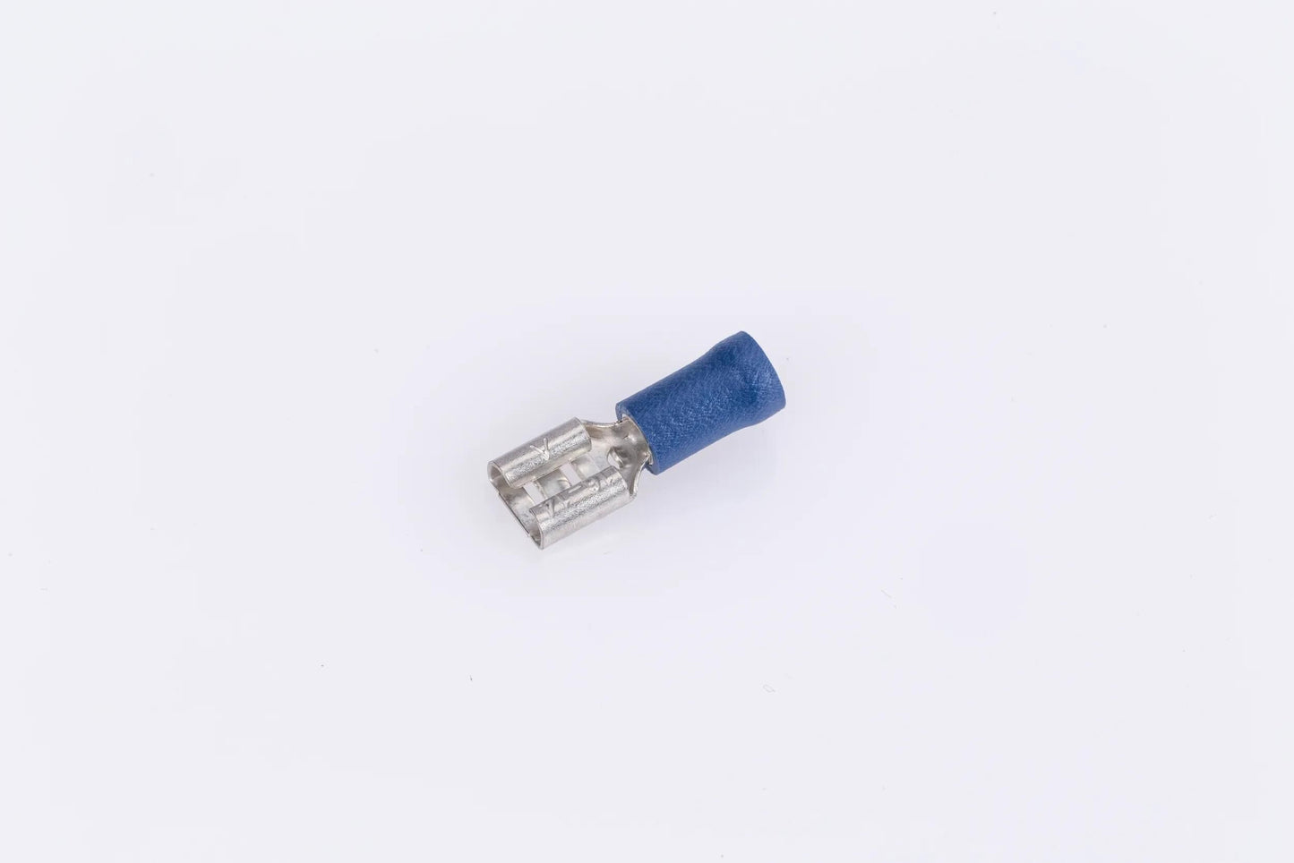 Fiche banane Spahn manchon enfichable plat isolé bleu 100pcs.