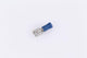 Fiche banane Spahn manchon enfichable plat isolé bleu 100pcs.