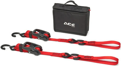 Acebikes Ace Bikes Ratchet Premium Set de sangles de tension Set de sangles d'arrimage Acebike Ratchet Premium