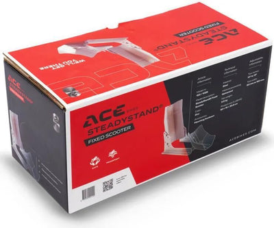 Acebikes ace bikes scooters fixes à roue avant standard. moto stand support stable fixe scooter