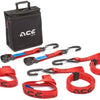 Acebikes ace bikes cam boucle pro ensemble sangles de tension ensemble de sangles d'arrimage acebike cam boucle pro