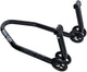 Support d'enclos pour lève-vélos Bike-lift test d'assemblage bi-fs glace noire. glace noire de l'université avant