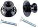 Adaptateur de douille de prisme de levage de vélo Bike-lift f. monture en V 6 mm noir