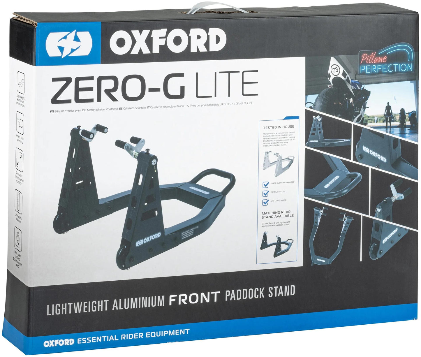 Test d'assemblage d'Oxford. Zer lite avant noir