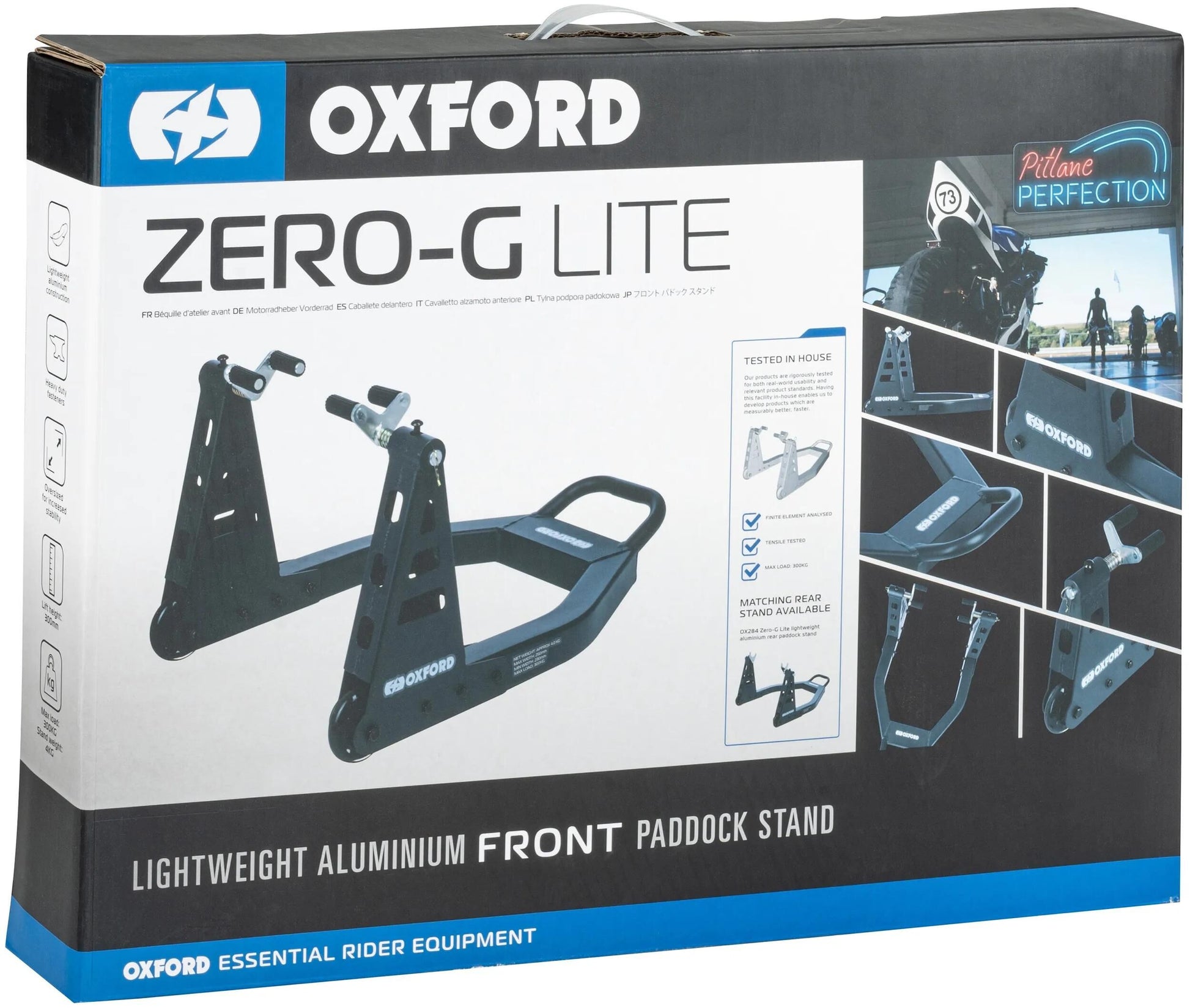 Test d'assemblage d'Oxford. Zer lite avant noir