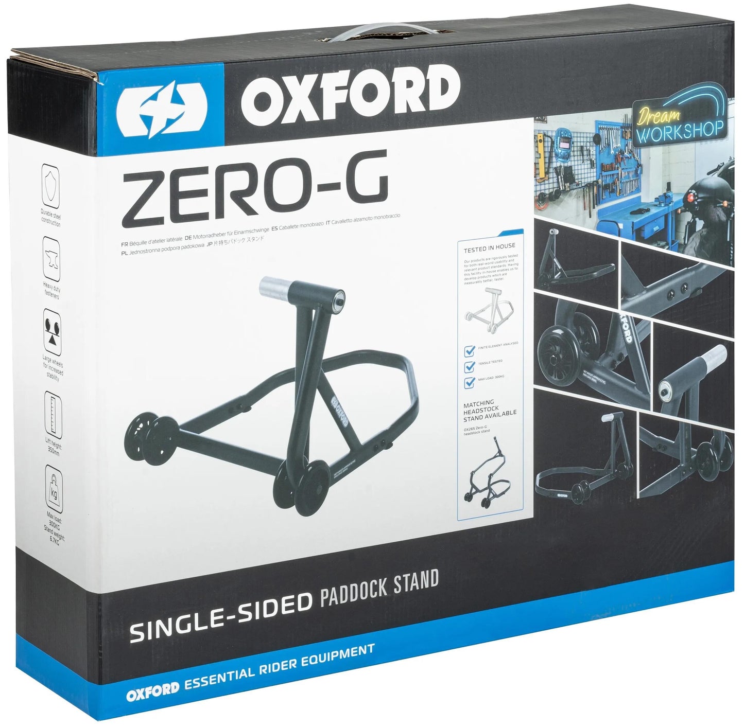 Test d'assemblage d'Oxford. Zer noir d'un côté