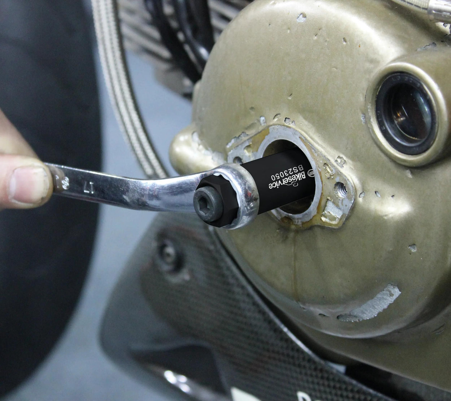 BikeService wrkz Rotation du vilebrequin 17 mm