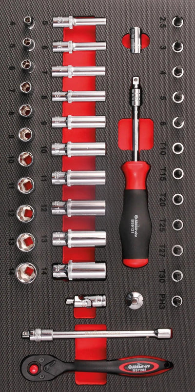BikeService Module Inlay Steckschlüssel