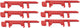Bikéservice Impact Rail Support BST 6PCS F Montgwrkz Forks