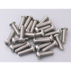 Boulon à tête ronde M6 x 20 mm acier inoxydable 25 pièces (214291)