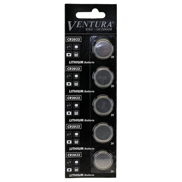 Batterie Ventura 3V CR2032 Lithium (5 pièces)
