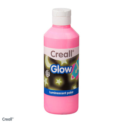 Creall Glow dans la peinture foncée rose, 250 ml