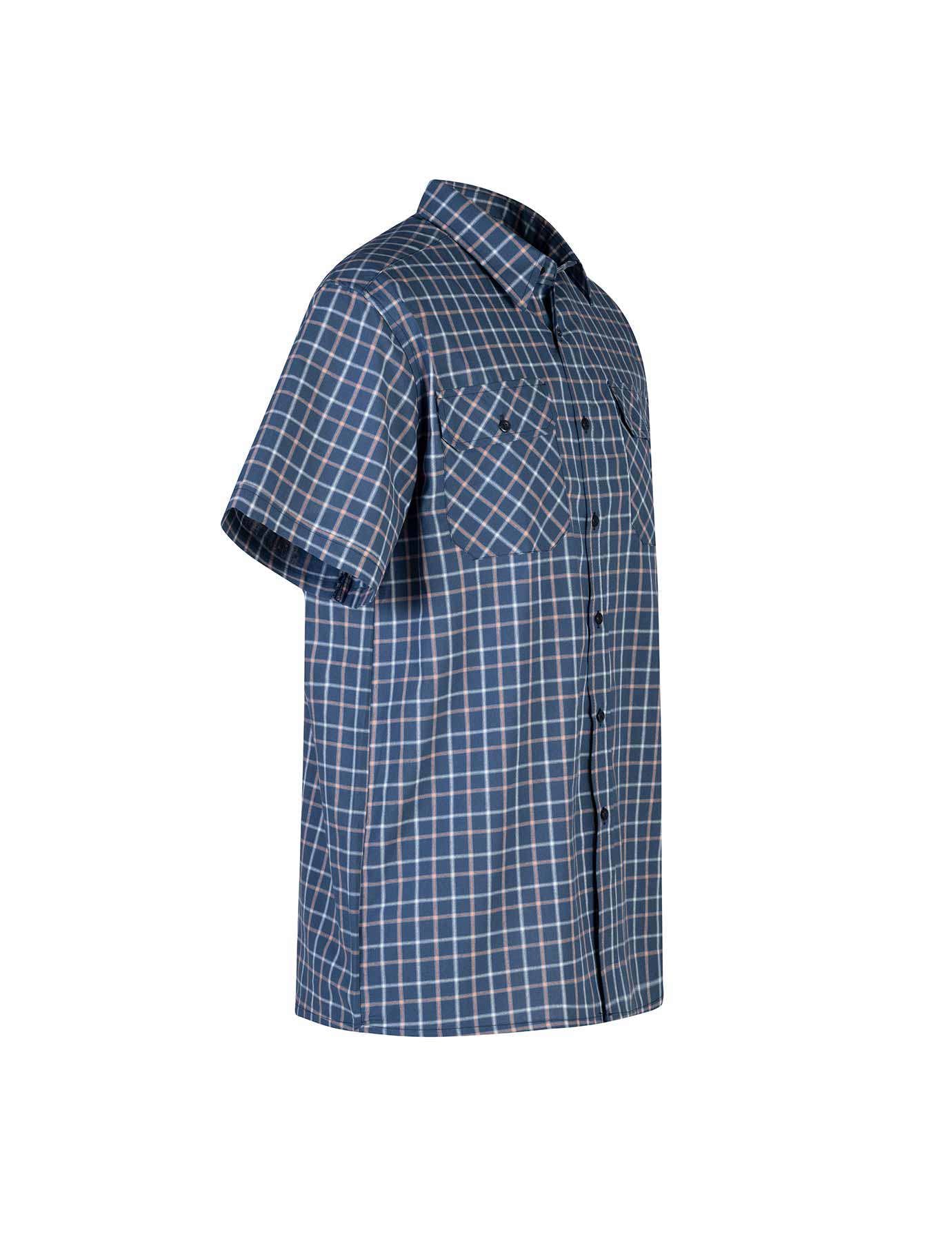 Storvik chemise à carreaux manches courtes design à carreaux 44 xxxxl