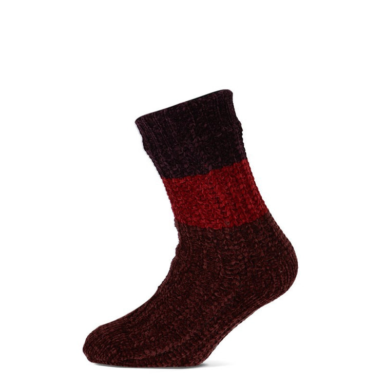 Homesocks basset chenille color block assortiment 30 paires