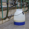 Kerbl seau à lait semi transparent bleu 30 litres