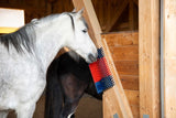 Brosse à vaches semi-circulaire brosse à bovins bleu-rouge xl - afbeelding 5