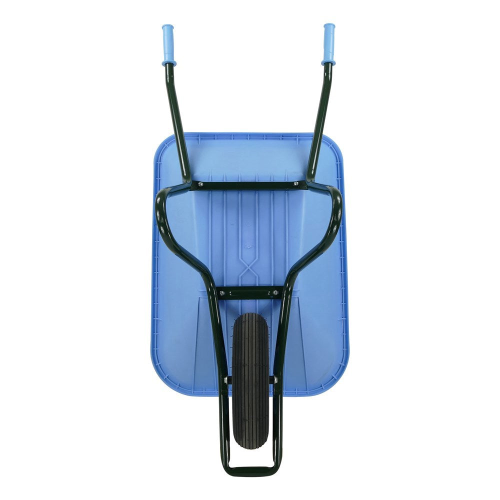 Brouette de jardin Fort 515 90 bleu bébé 2 plis