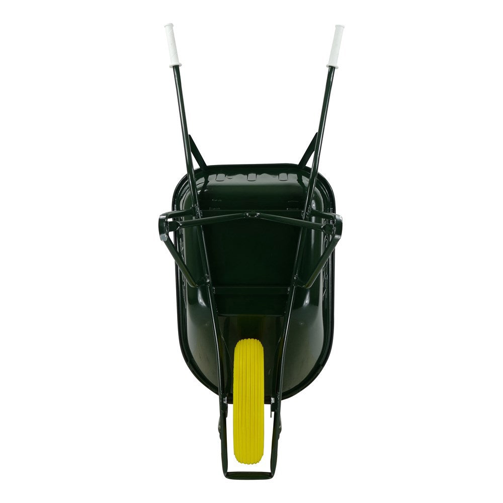 Fort products brouette 80l plaque double fond peinte plus roue
