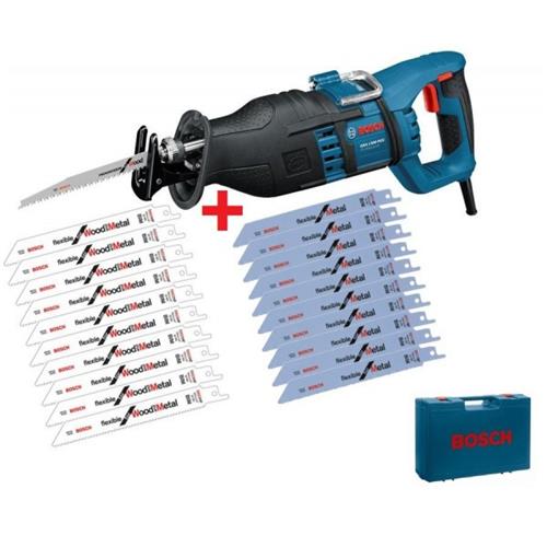 Scie récipro Bosch GSA1300PCE + ensemble de lames de scie (nml)