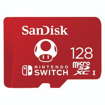 Sander Microsdxc pour le commutateur Nintendo, 128 Go