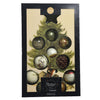 Decoris Boules de Noël en verre mélangé 12 pièces naturel