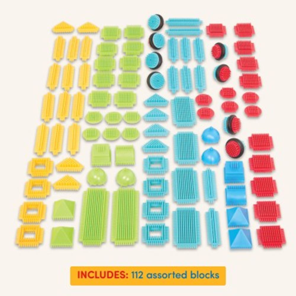 Bristle Blocks Bristle Blocks Starter Set Expansion Expansion Ensemble avec 112 pièces