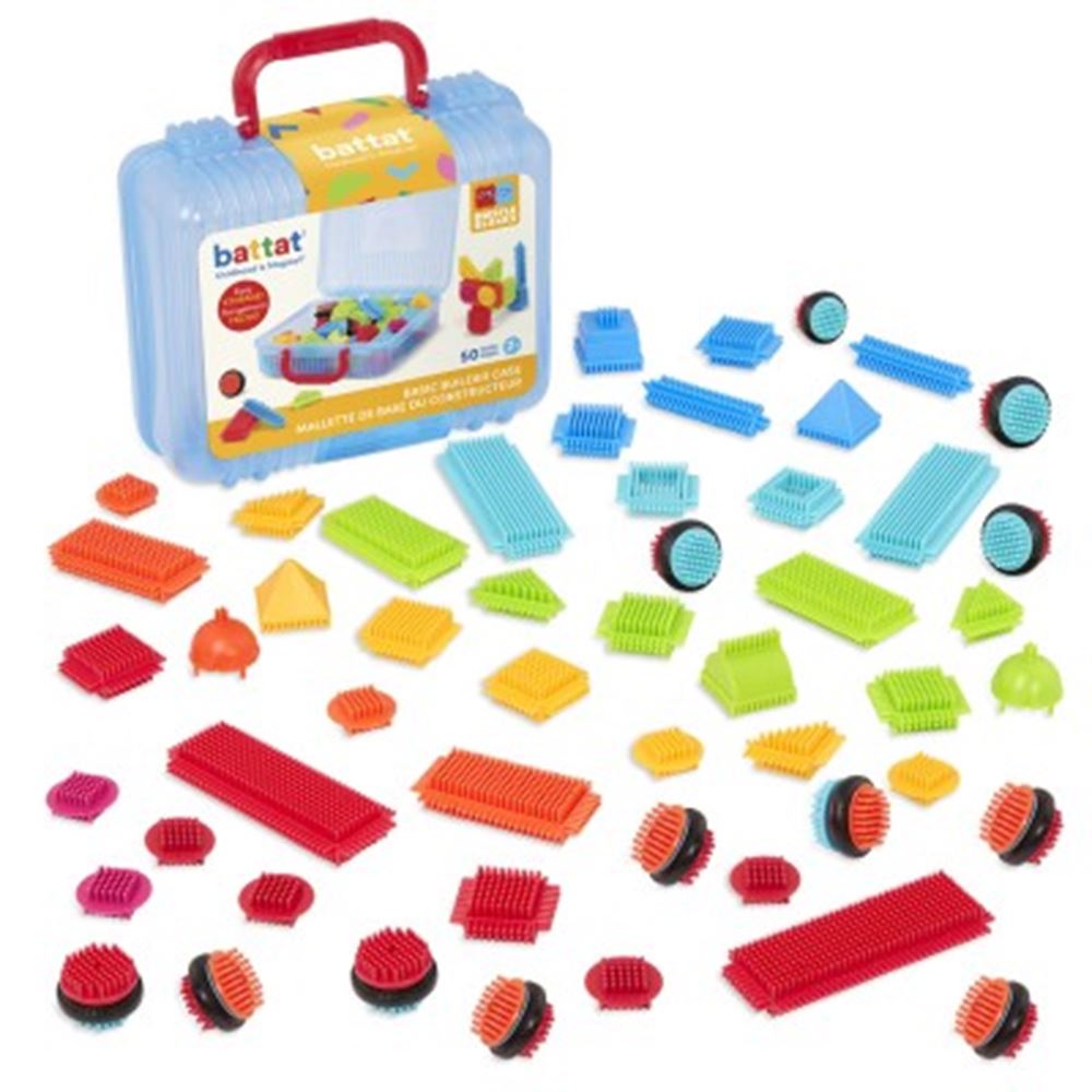 Bristle Blocks Bristle Blocks Suitcase avec 50 pièces
