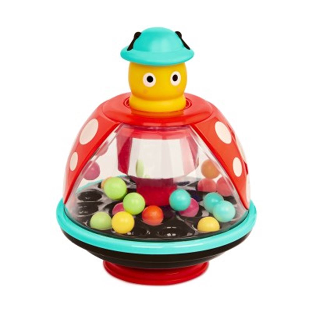 Jouets B : toupie coccinelle cyclomoteur. 2+