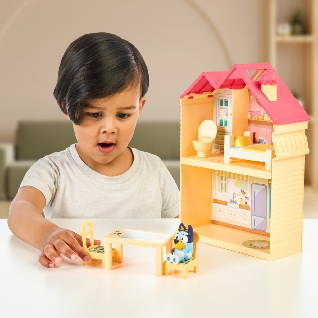 Moose Toys Bluey Mini Speelhuis avec meubles et figure de jeu