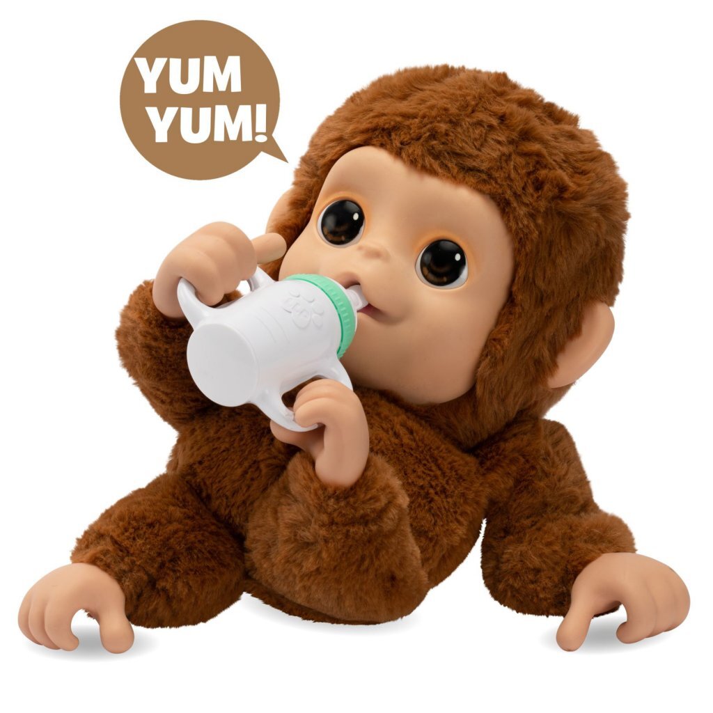 Moose Toys Littel Live Pets My Baby Monkey Play Figure