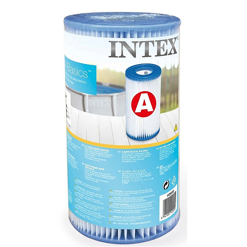 Cartouche filtrante Intex 29000 Type A 12 pièces pour piscine 244 305 366 cm