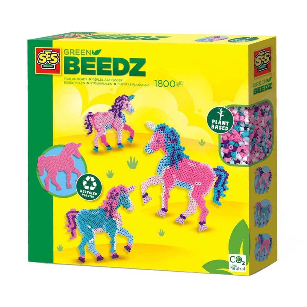 Ses Green Beedz - String Bead Set Unicorn