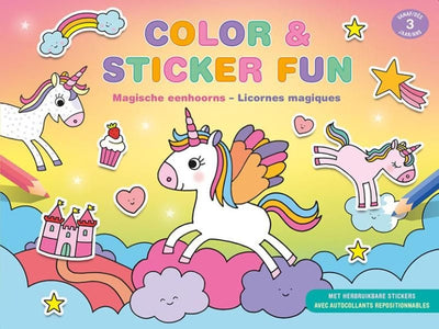 Deltas Color Sticker Fun Magic Unicorns