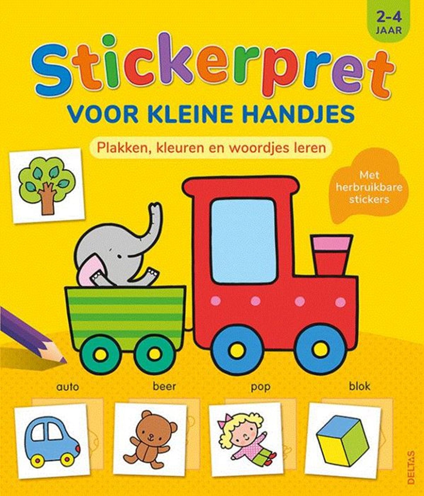 Deltas Sticker Fun for Small Hands, 2-4 ans
