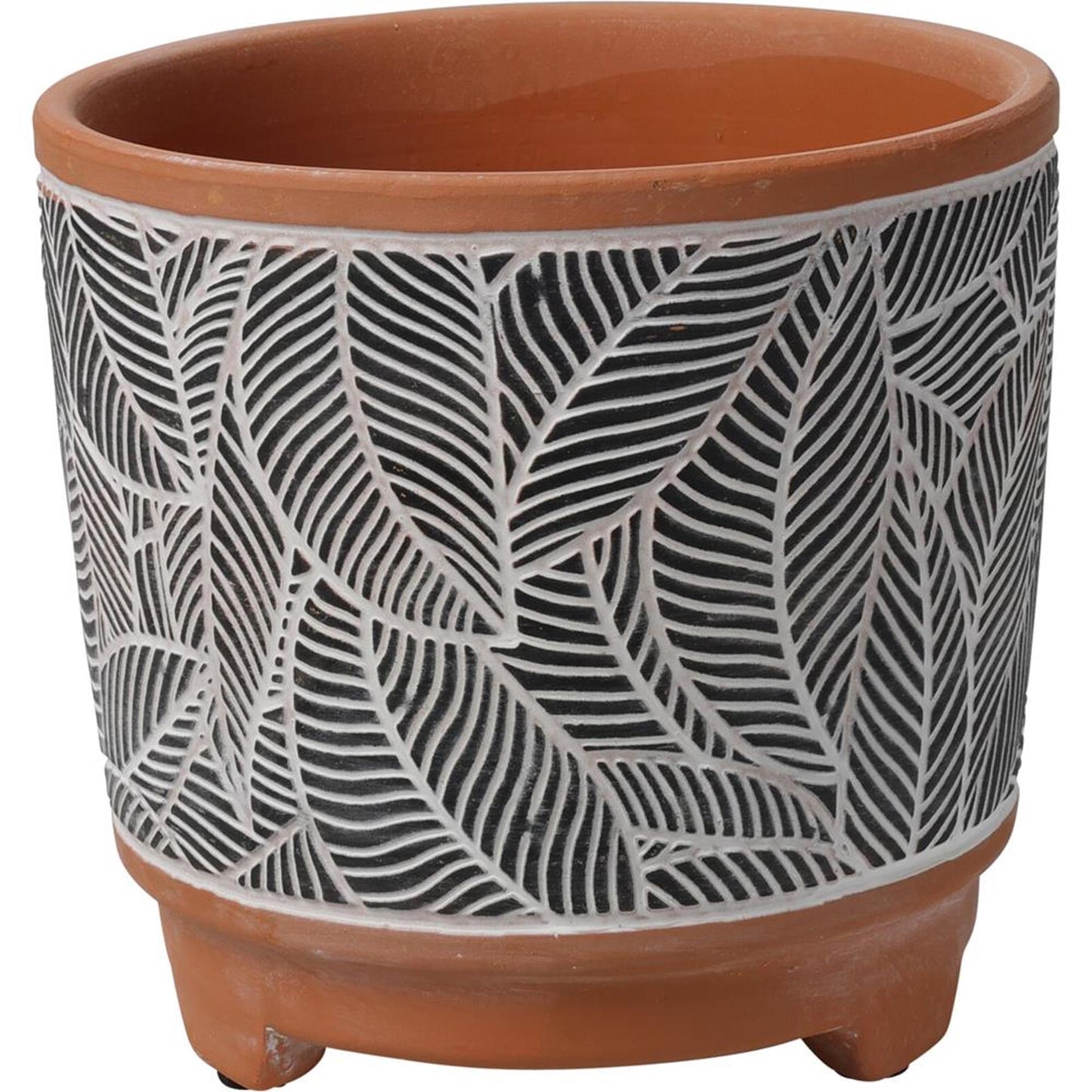 Pot de fleur style maison en faïence 13,7x13,2cm