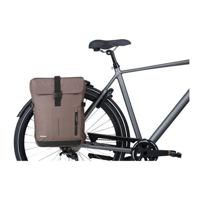 Axe à double vélo de basilic se déplacer 30 litres 16 x 27 x 38 cm brun