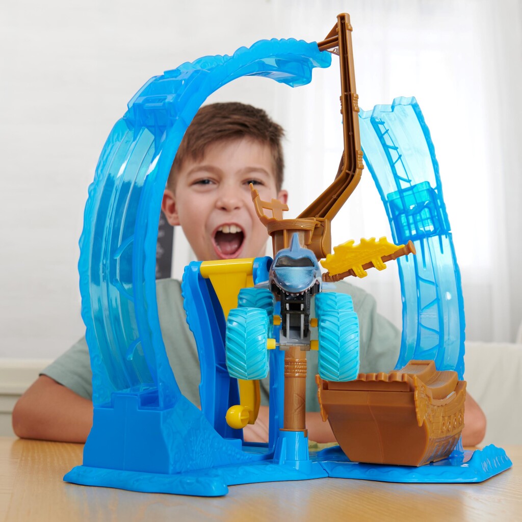 Monster Jam Monster Jam Megalodon Loop ou Doom Stunt Play Set