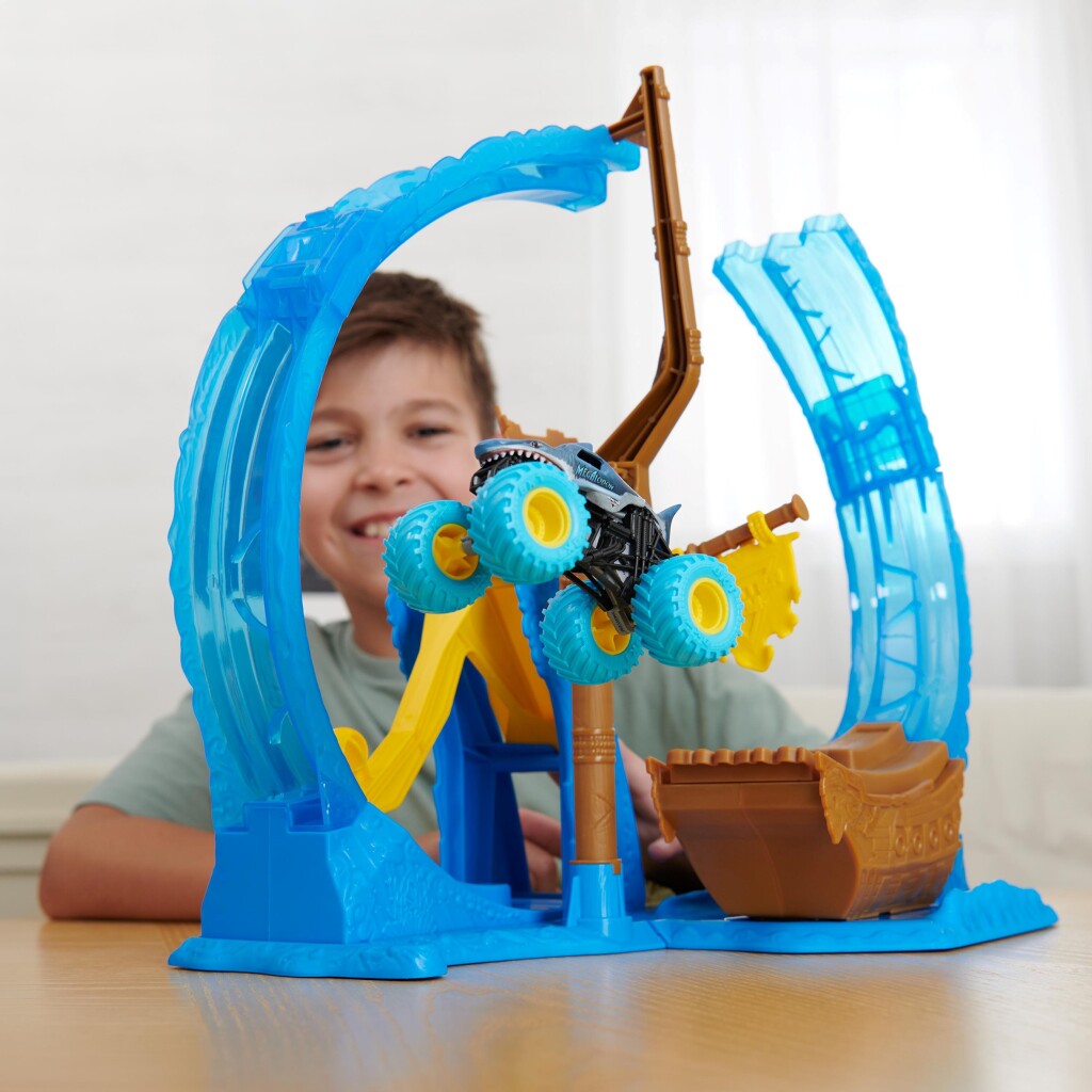 Monster Jam Monster Jam Megalodon Loop ou Doom Stunt Play Set
