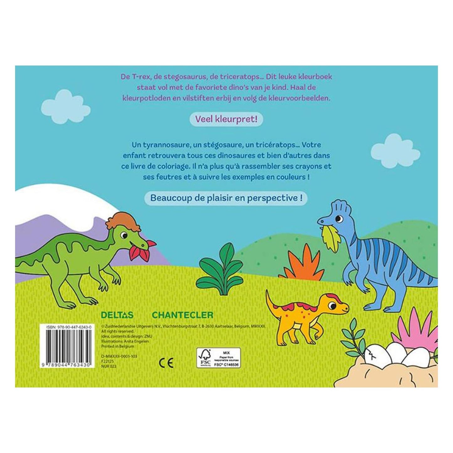 Deltas Happy Coloring Nice Dino's