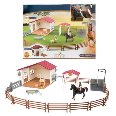 Toi-toys toi jouets chevaux ensemble de jeu de chevaux xl
