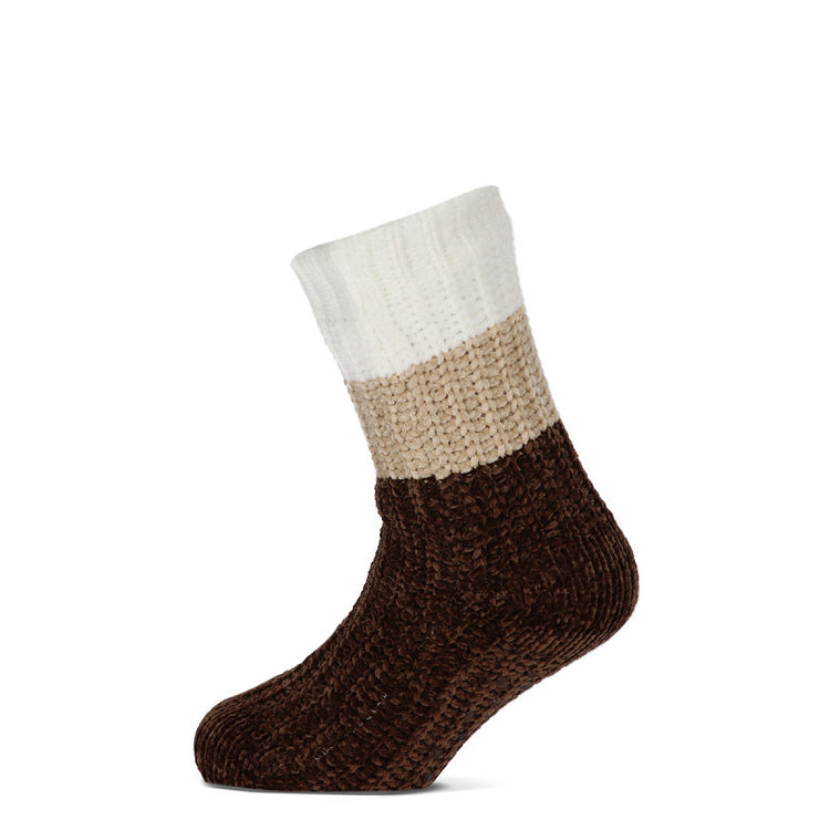 Homesocks basset chenille color block assortiment 30 paires