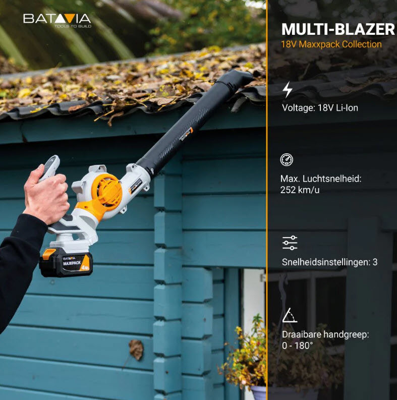 Corps de souffleur multi-feuilles Batavia maxxpack batterie 18v