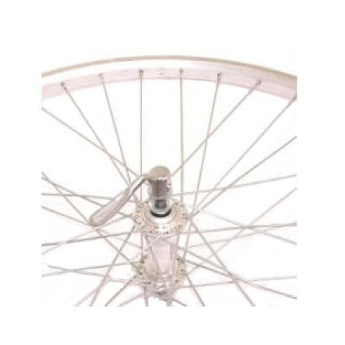 Roue avant 28x1 5 8x1 3 8. Jante aluminium, argent. plaque tournante de l'échec
