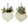 Décoration pendentif de Noël Decoris lot de 2 pièces ø8cm